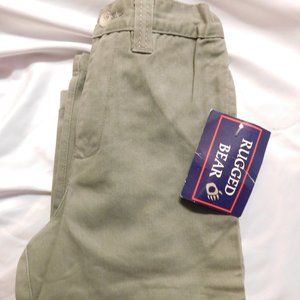 Rugged Bear Boys Pants Adjustable Waist Size 4 NEW